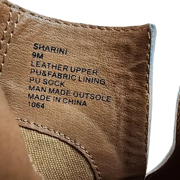 Steve Madden Sharini Taupe Suede Cutout Booties 9M 3” Block Heel Ankle Boots - Picture 9 of 11